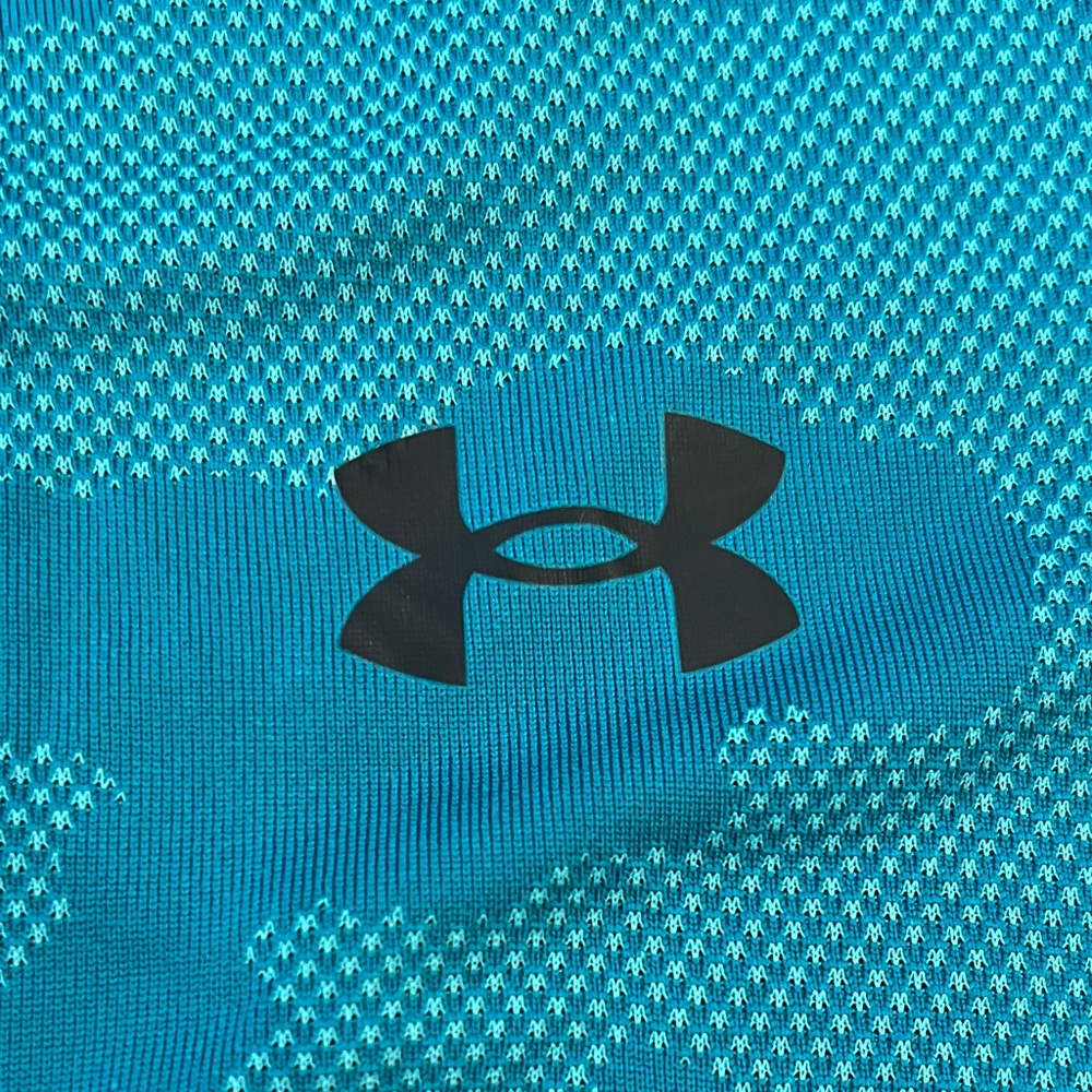 Under Armour Men's Turquoise / Blue / Green Camo Short Sleeve Tee - Picture 8 of 13